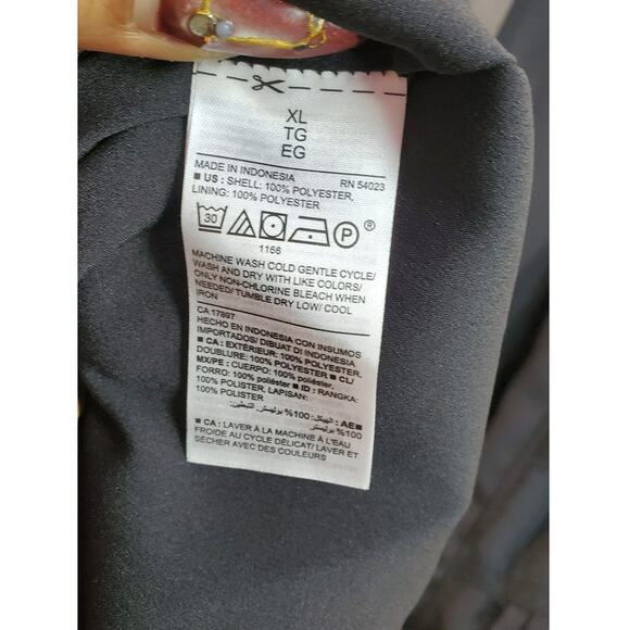 Old Navy Black Sheer Overlay Sleeveless V-Neck Dress With Slip XL - Picture 4 of 8